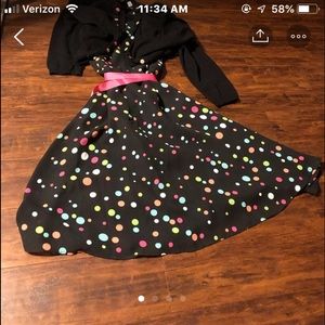 Poka dotted dress